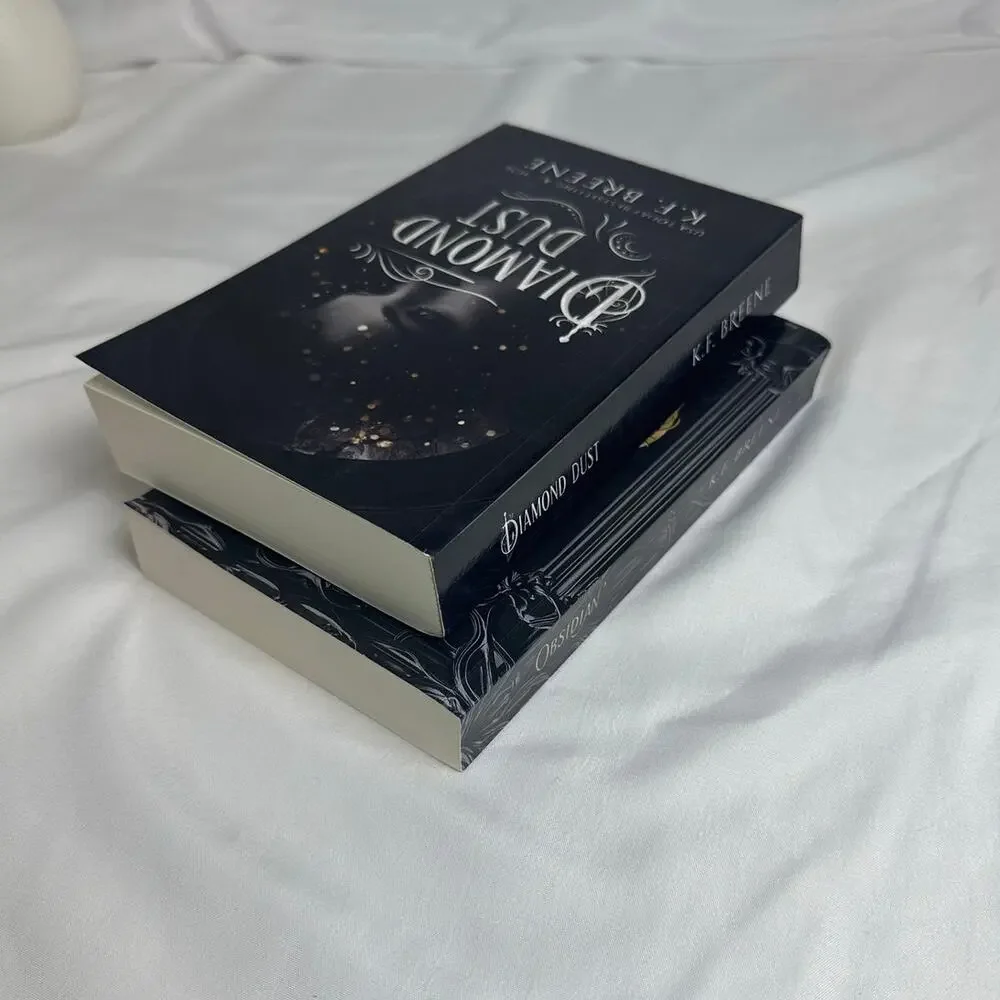 Obsidian Diamond Dust K.F. Breene Indie Paperback Set Shadowbound Fae Romantasy